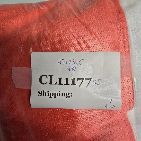 Disney Cruise Line Spirit Jersey Medium Coral White Striped Long Sleeve Shirt - Picture 9 of 9